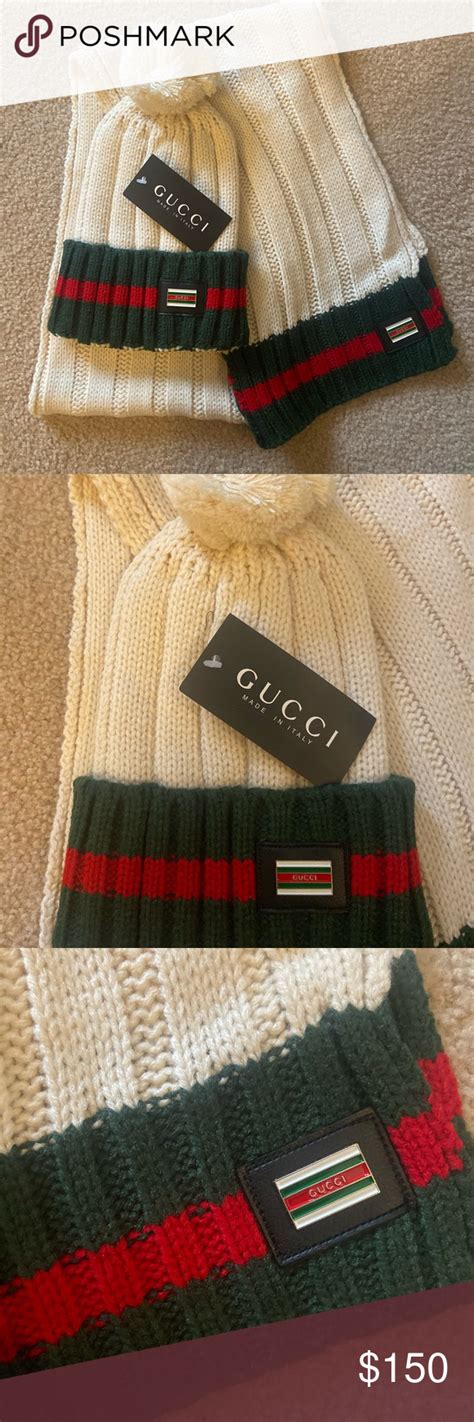 gucci hat and scarf|gucci scarf century 21.